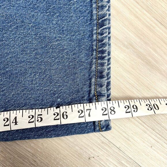 Lucky Brand Jeans Women’s 12/31 90’s Loose High Rise Button Fly Straight Leg Den - Picture 10 of 10